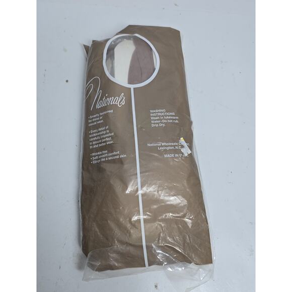 Vtg. Nationals Hosiery 865 Brown Beige Sheer Non-Run Knee High One Size 6 Pair - Picture 3 of 3